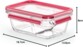 Tefal MasterSeal Glass rechthoekige vershouddoos 0,8 L met verdeler