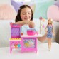 Barbie suikerspinkraam met pop en accessoires