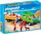 Playmobil Family Fun  familieauto met aanhanger voor boottransport