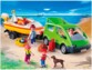 Playmobil Family Fun  familieauto met aanhanger voor boottransport
