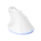Bluestork Ergo Lumi White draadloze ergonomische muis